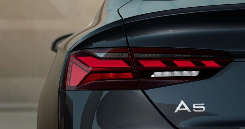 Audi A5 cena 229887 przebieg: 1, rok produkcji 2024 z Brusy małe 67